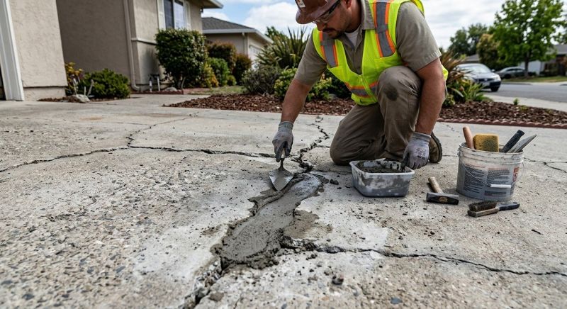 Concrete Crack Sealing in Corpus Christi, TX